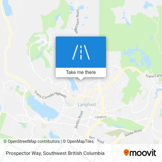 Prospector Way map