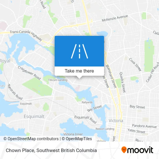 Chown Place map