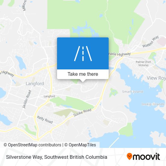 Silverstone Way map