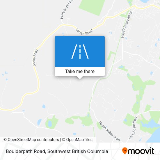 Boulderpath Road plan