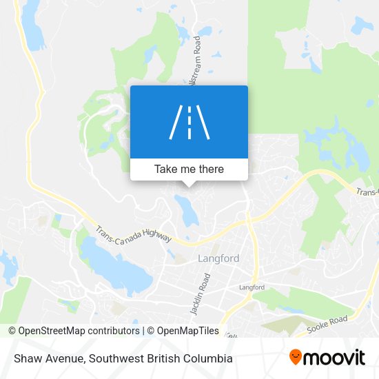 Shaw Avenue map