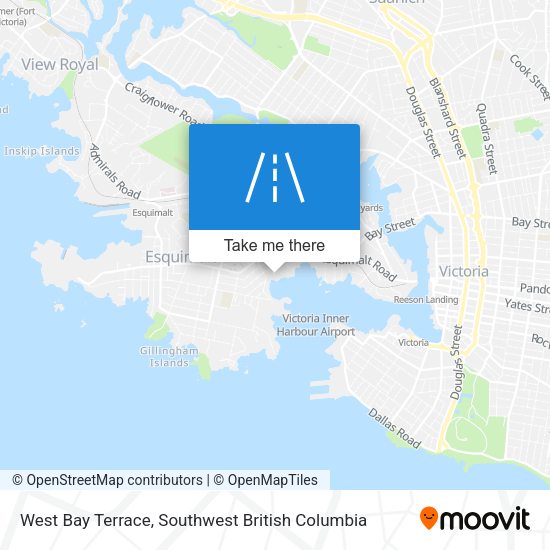 West Bay Terrace map