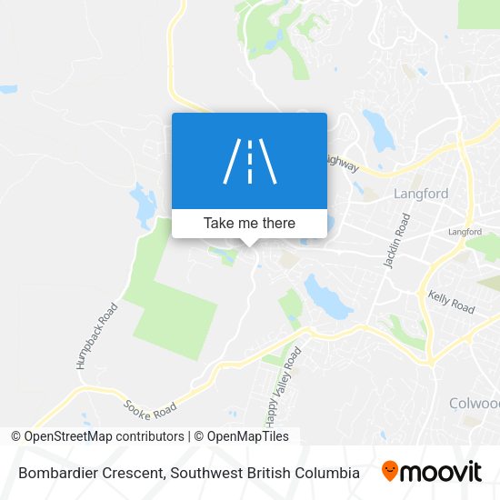 Bombardier Crescent map