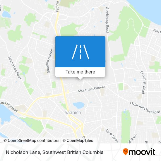 Nicholson Lane map