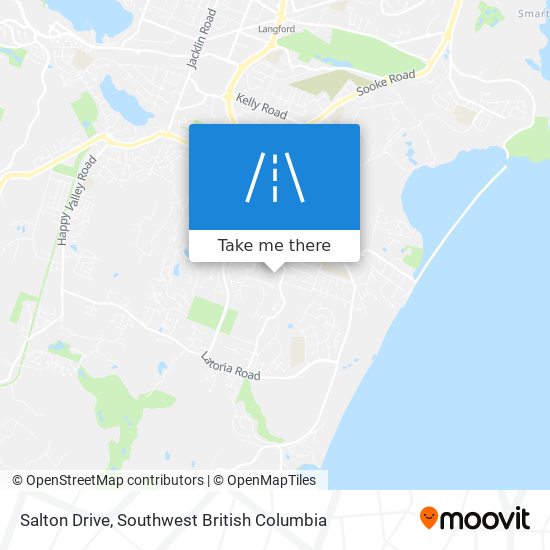 Salton Drive map