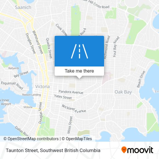 Taunton Street map