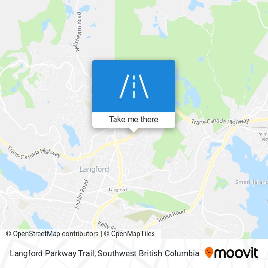 Langford Parkway Trail map