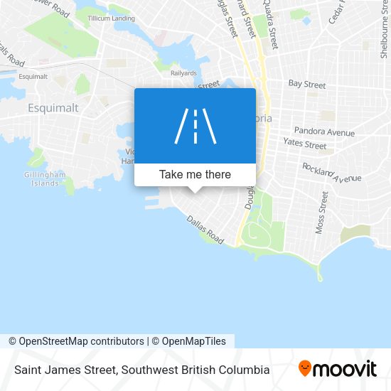 Saint James Street map