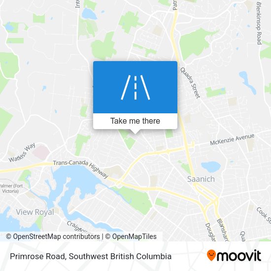 Primrose Road map