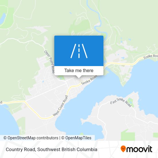 Country Road map