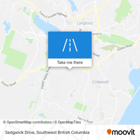 Sedgwick Drive map