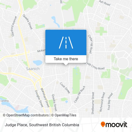Judge Place map