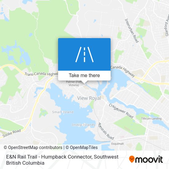 E&N Rail Trail - Humpback Connector map