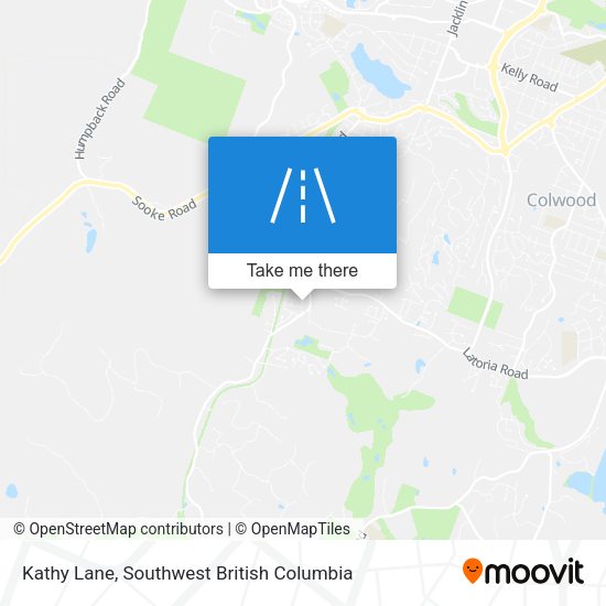 Kathy Lane map