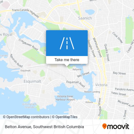 Belton Avenue map