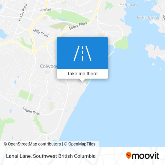 Lanai Lane map