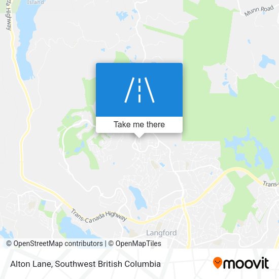 Alton Lane map