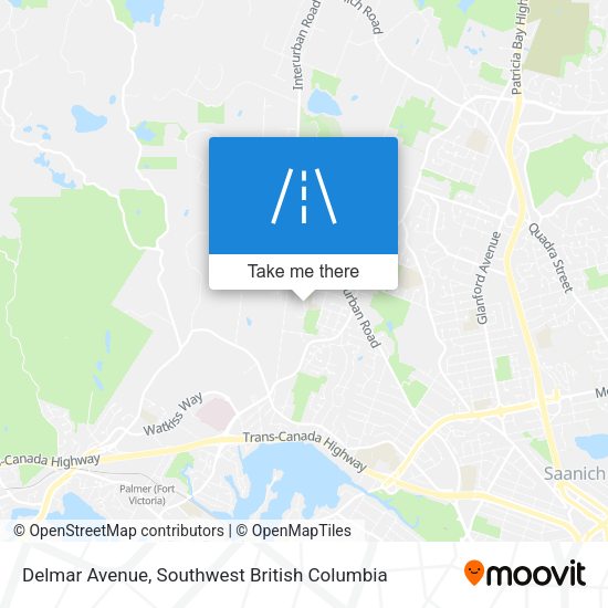 Delmar Avenue map