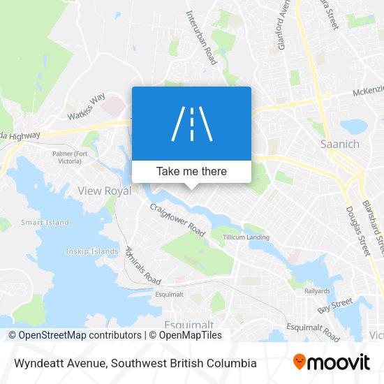 Wyndeatt Avenue map