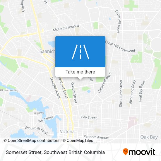 Somerset Street map