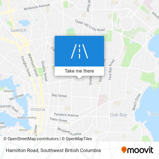 Hamilton Road map