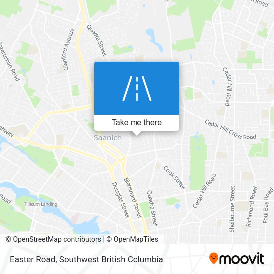 Easter Road map