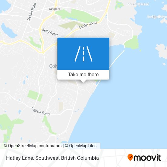 Hatley Lane map