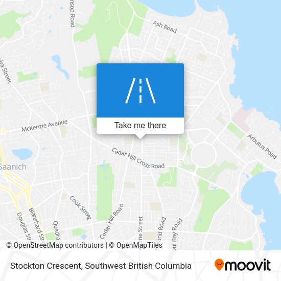 Stockton Crescent map