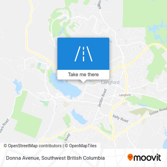 Donna Avenue map