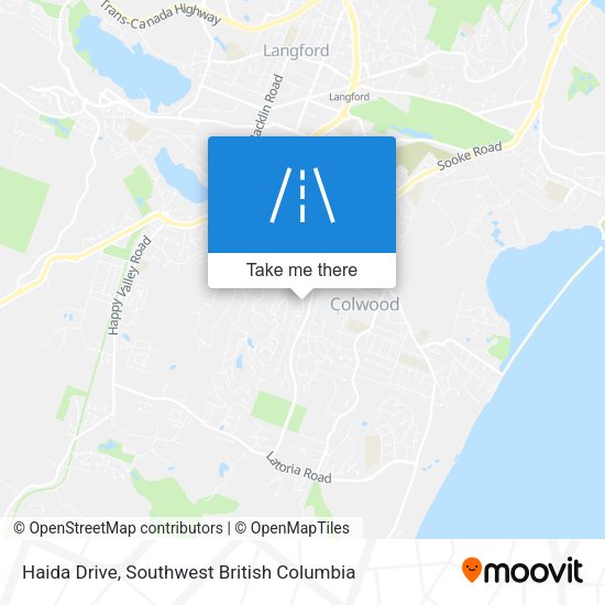 Haida Drive map