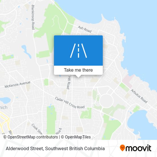 Alderwood Street map