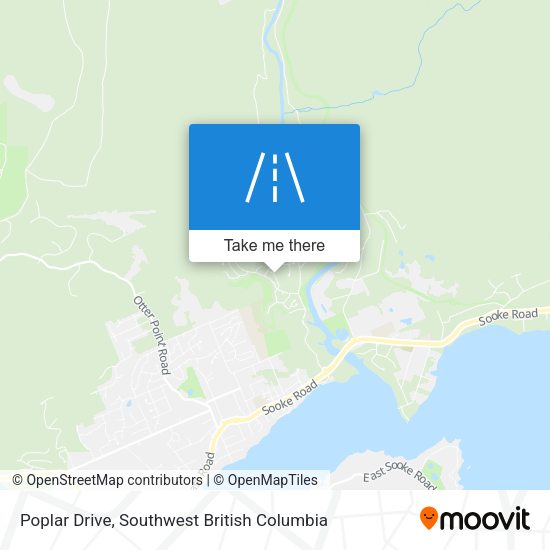 Poplar Drive map