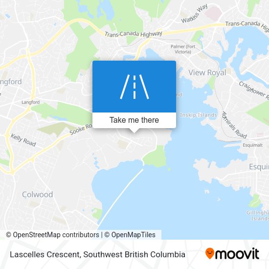 Lascelles Crescent map
