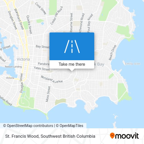 St. Francis Wood map
