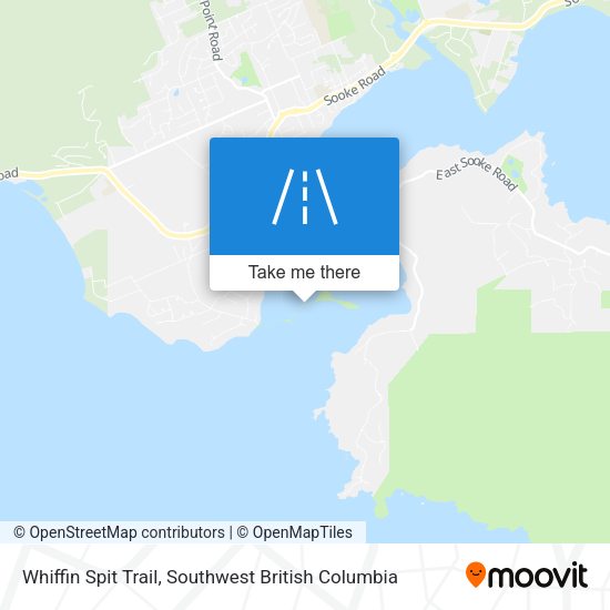 Whiffin Spit Trail map