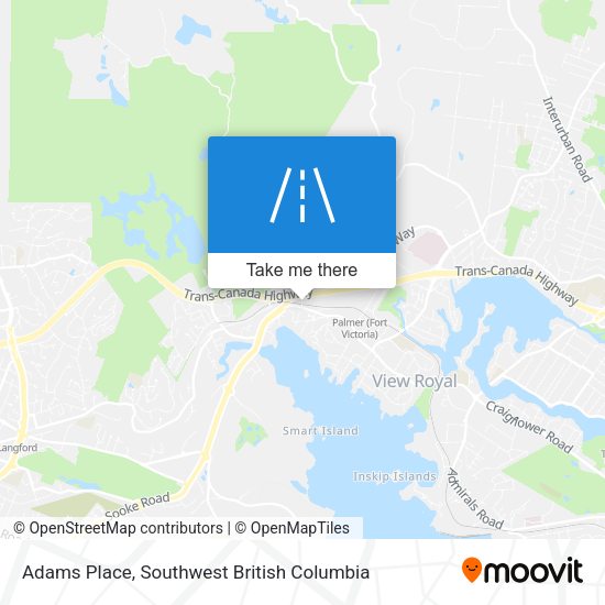 Adams Place map