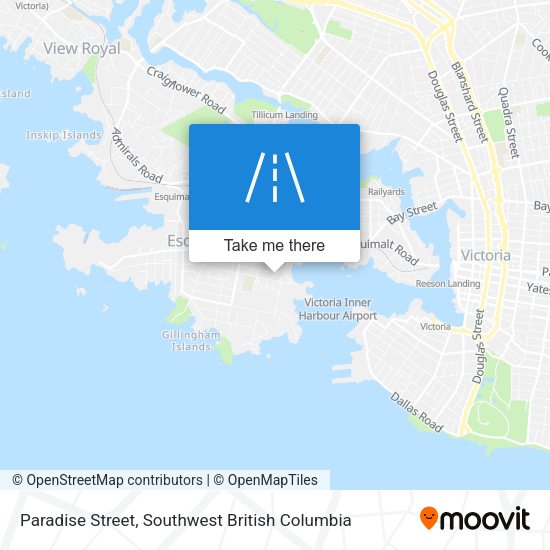 Paradise Street map