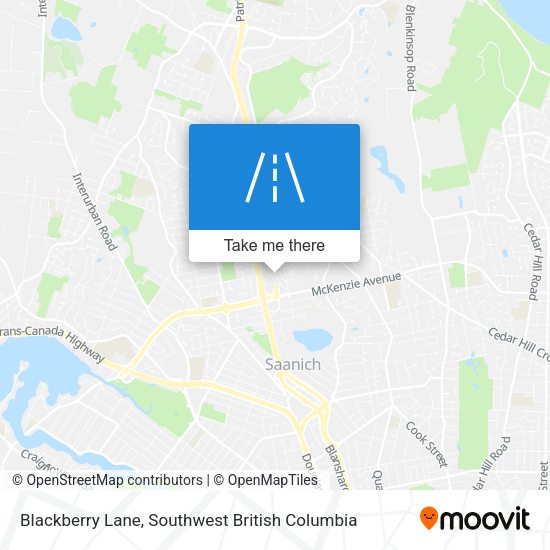 Blackberry Lane map