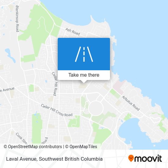 Laval Avenue map