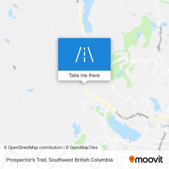 Prospector's Trail map