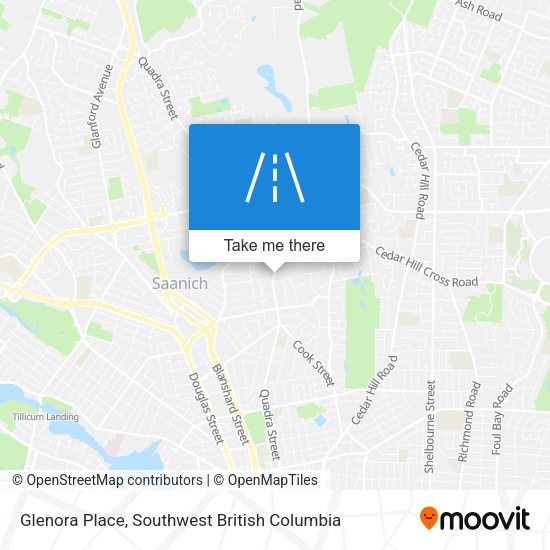 Glenora Place map