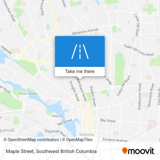 Maple Street map