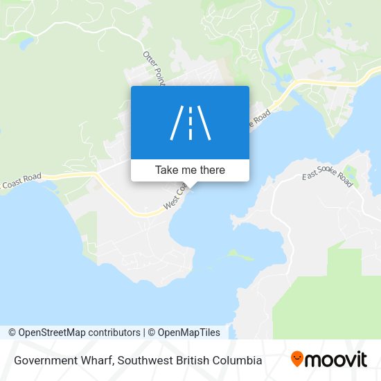 Government Wharf map
