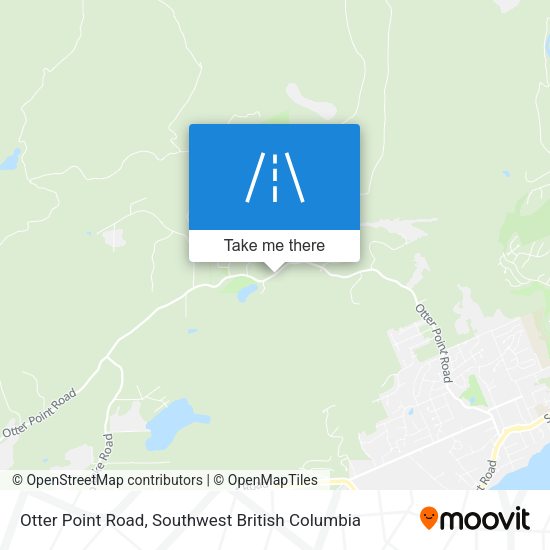 Otter Point Road map