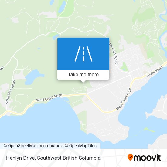 Henlyn Drive map