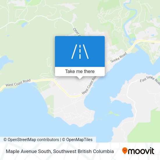 Maple Avenue South map
