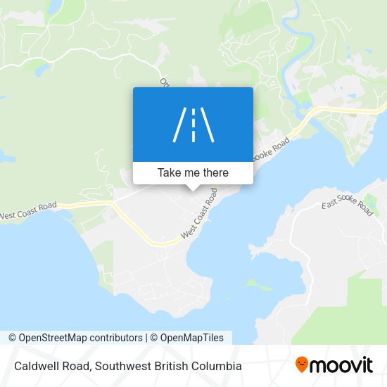 Caldwell Road map