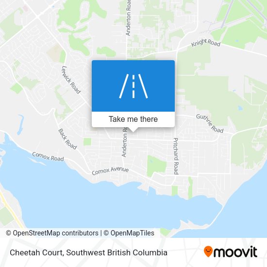 Cheetah Court map