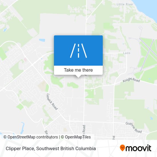 Clipper Place map