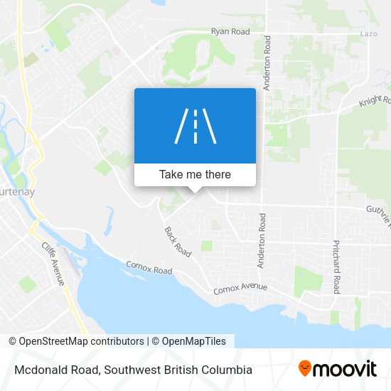 Mcdonald Road plan